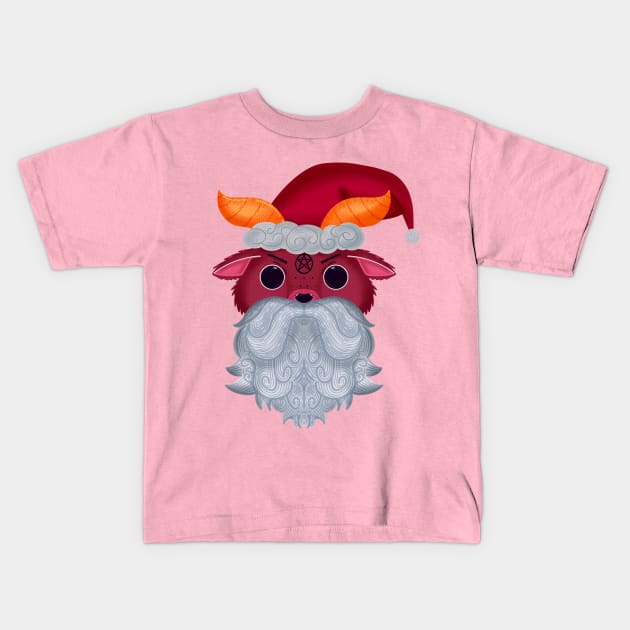 Krampus Christmas Kids T-Shirt by GiveMeThatPencil